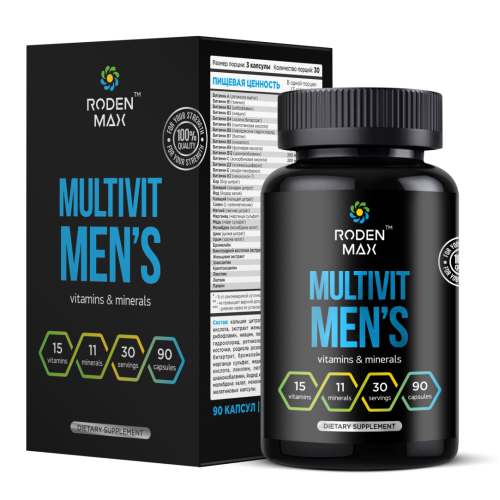 Roden Max Multivit Men's 90caps