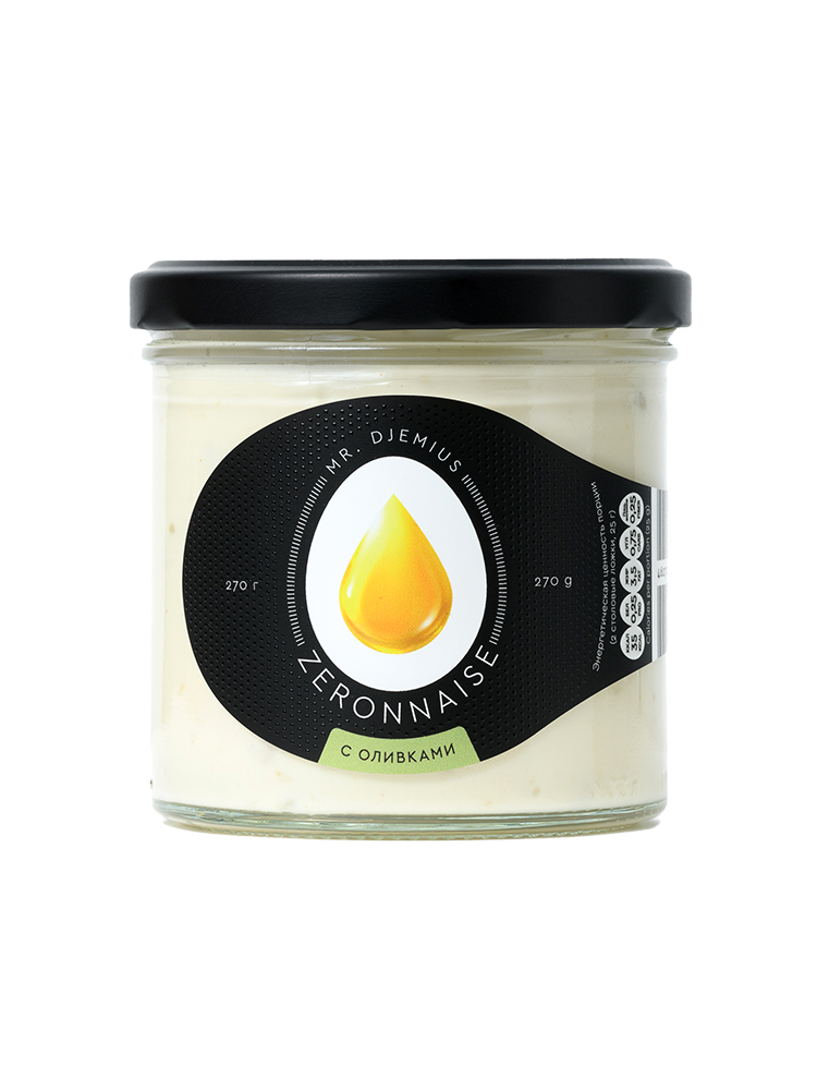 Mr.Djemius Zero Майонез 270g (С оливками)