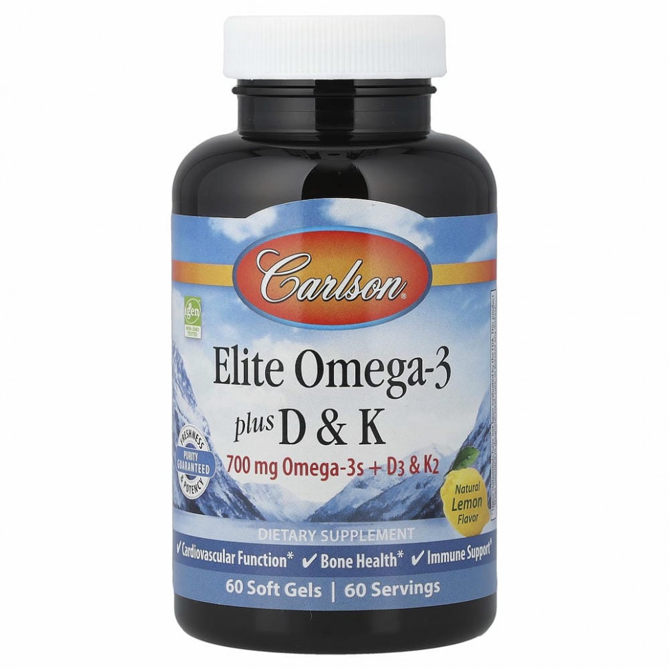 Carlson Elite Omega3 60softgels