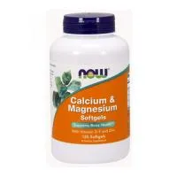 NOW Calcium & Magnesium 120Softgels