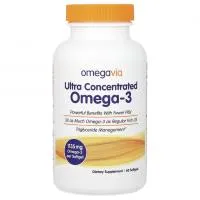 OmegaVia Ultra Concentrated Omega-3 60softgels