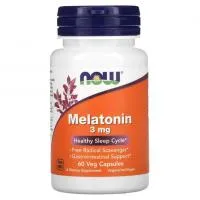 NOW Melatonin 3mg 60vcaps