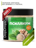 DopDrops Псиллиум мука грубого помола 200гр
