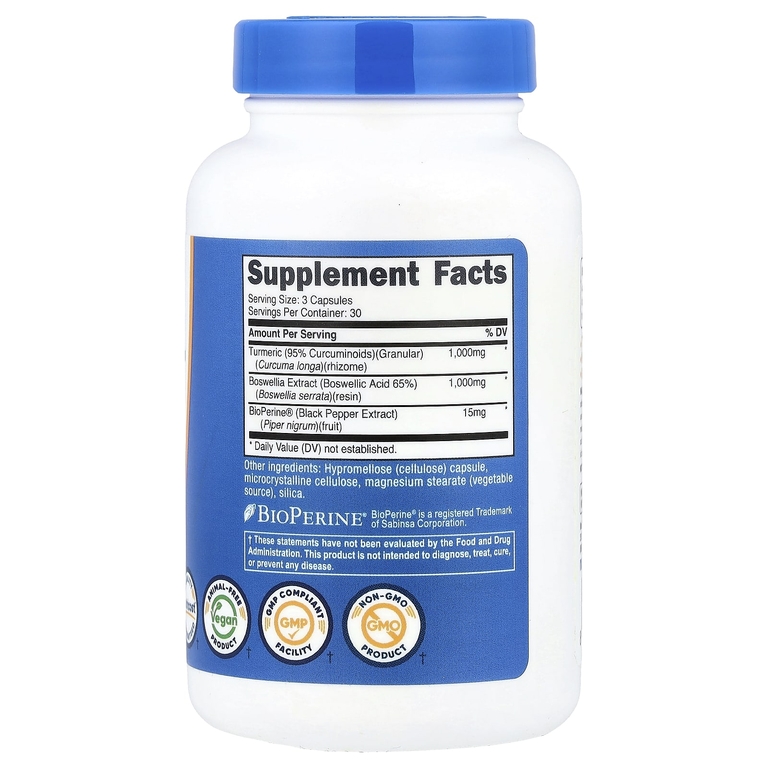 Nutricost Turmeric + Boswelia 90caps