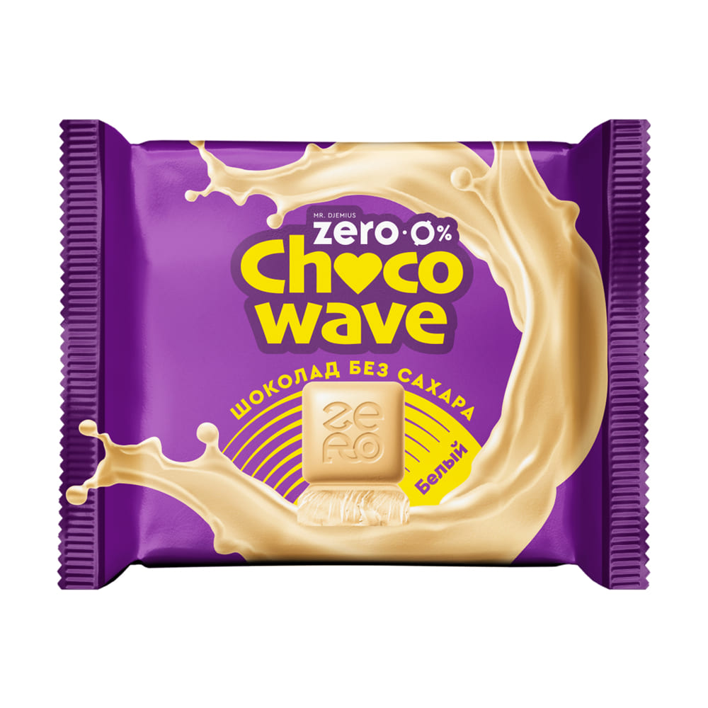 Mr.Djemius Шоколад без сахара Chocowave 60g Белый шоколад