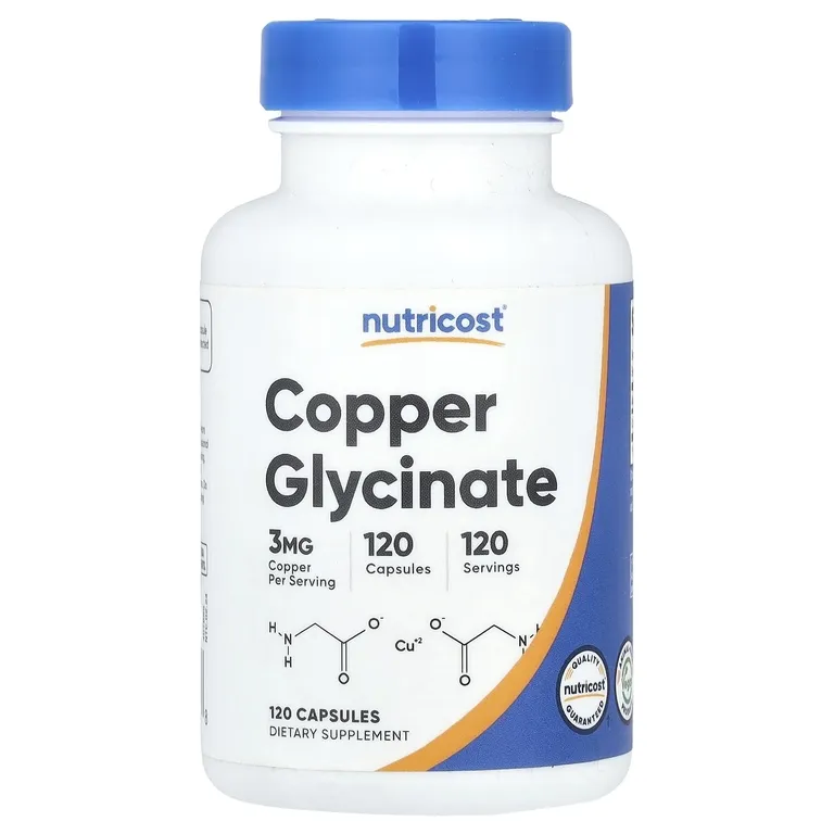 Nutricost Copper Glycinate 120caps