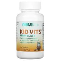 NOW Kid Vits Berry Blast 120tabs (Black Cherry)