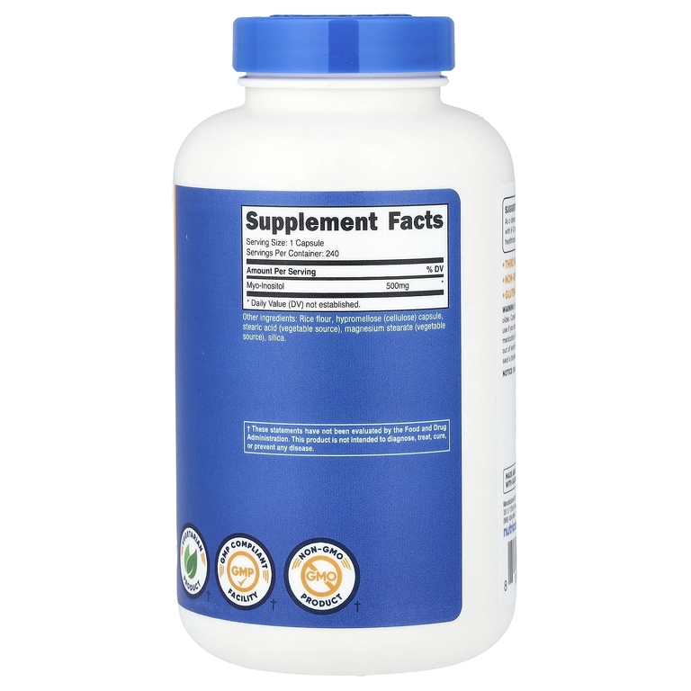 Nutricost  Inositol 500mg 240caps