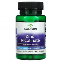 Swanson Zinc Picolinate 22mg 60caps