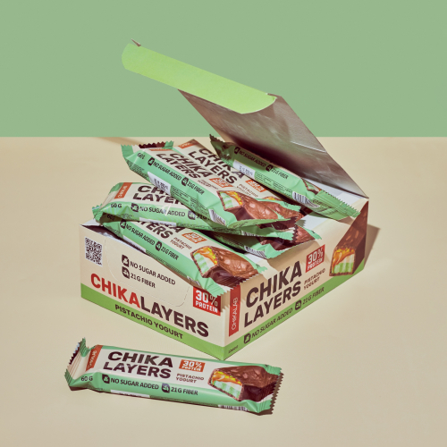 Chikalab Chika Layers Батончик в шоколаде 60гр (Фисташковый йогурт)