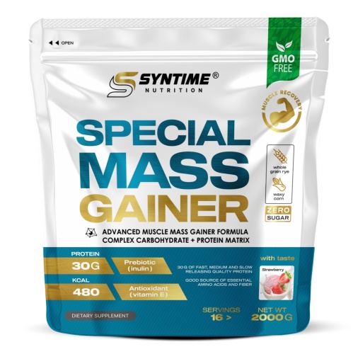 Syntime Nutrition Special Mass Gainer 2000g Клубника