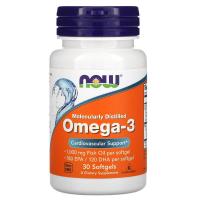 NOW Omega 3 1000mg 30softgels