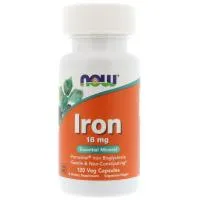 NOW Iron 18mg 120vcaps