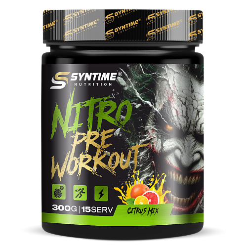 Syntime Nutrition Nitro Pre-Workout 300g (Цитрусовый микс)