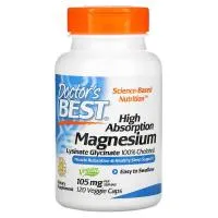 Doctor’s Best High Absorption Magnesium 105mg 120vcaps