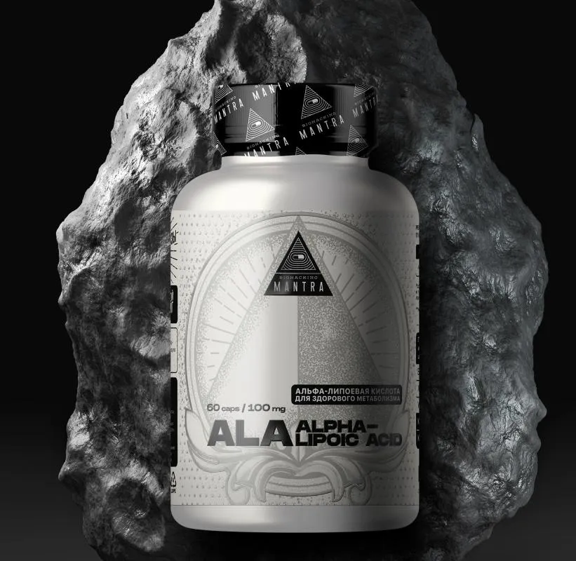 Biohacking MANTRA ALA Alpha Lipoic Acid 60caps