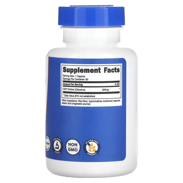 Nutricost CDP Choline 300mg 60caps
