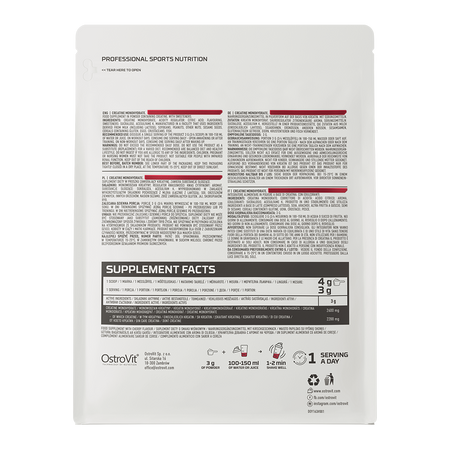 OstroVit Creatine Monohydrate 300g (Вишня)