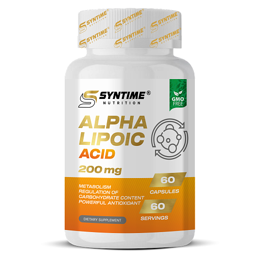 Syntime Nutrition Alpha Lipoic Acid 200mg 60Caps