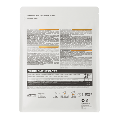 OstroVit Creatine Monohydrate 300g (Апельсин)