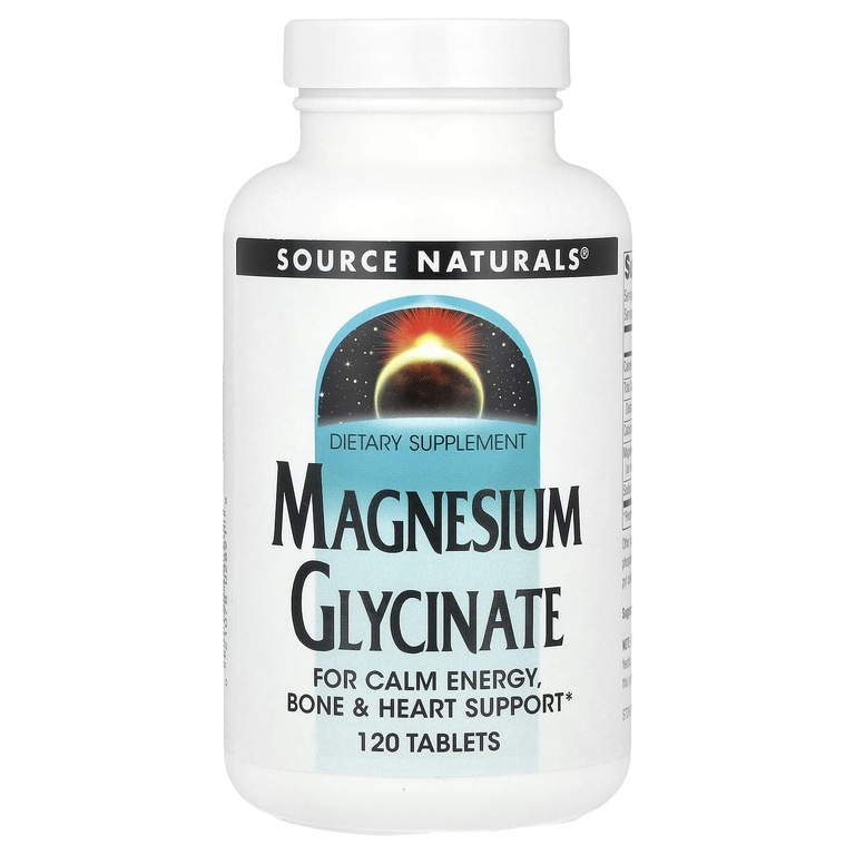 Source Naturals Magnesium Glysinate  120tabs