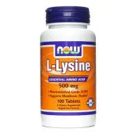 NOW L-Lysine 500mg 100tabs