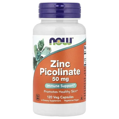 NOW Zinc Picolinate 50mg 120vcaps