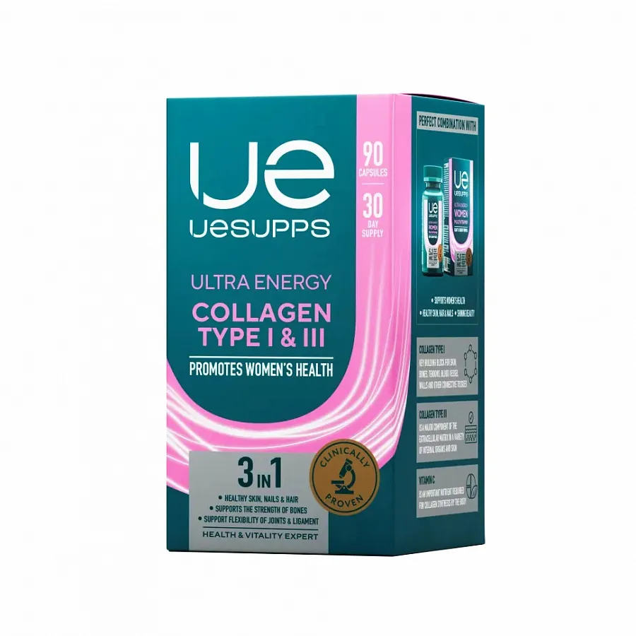 UESUPPS Ultra Energy Коллаген I и III типа 90caps