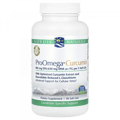 Nordic Naturals Pro Omega Curcumin 90softgels