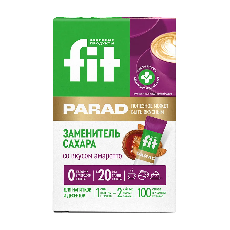 Fit Parad №28 Смесь подсластителей (100шт/стики) Амаретто