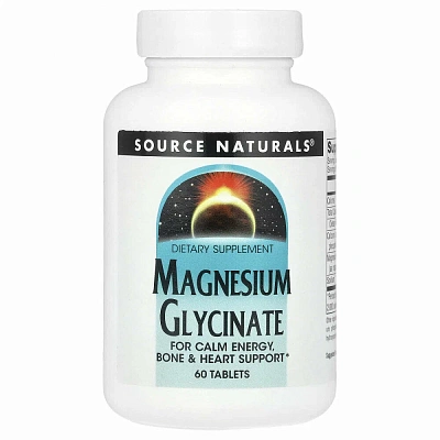 Source Naturals Magnesium Glysinate 100mg 60tabs
