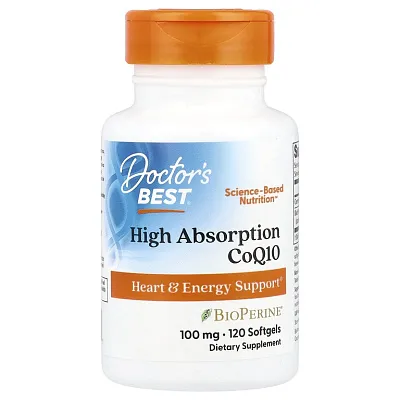 Doctor's Best CoQ10 Коэнзим Q10 100mg 120softgels
