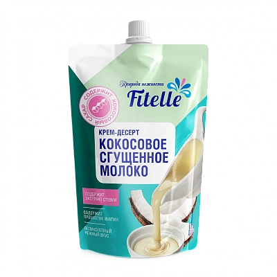 Fit Parad Fitelle Крем-десерт «Кокосовое сгущенное молоко» 100гр