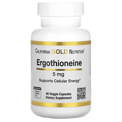 California Gold Nutrition Ergothioneine 5mg 90vcaps