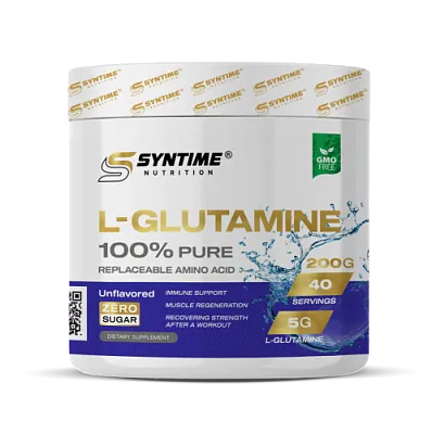 Syntime Nutrition Glutamine 100% Pure 200 g Unflavored