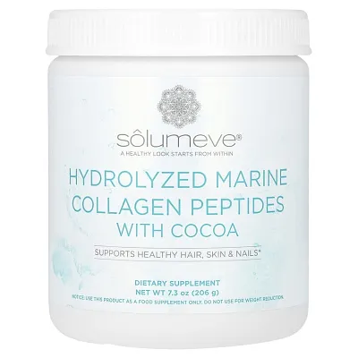Solumeve Hydrolyzed Marine Collagen Peptides with Cocoa 206g