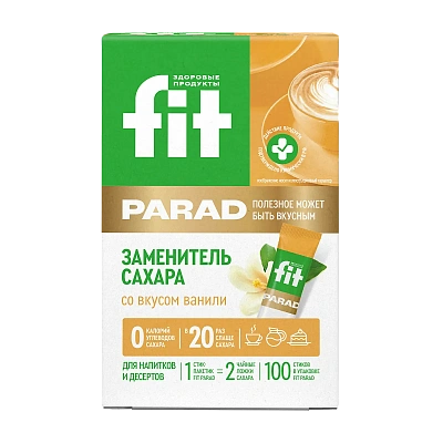 Fit Parad №22 Смесь подсластителей (100шт/стики) Ваниль