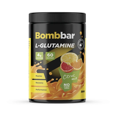 Bombbar L-Glutamine 300g Цитрусовый микс